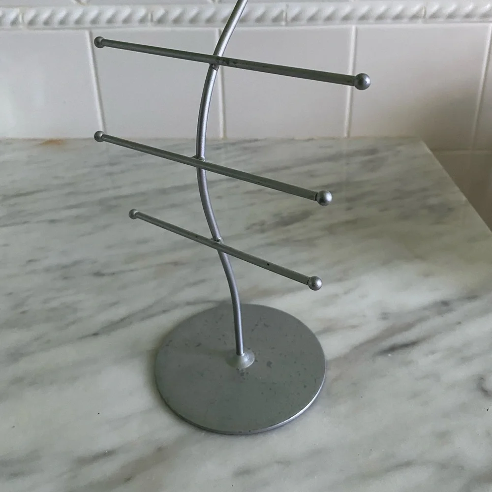 Silver Jewelry Stand